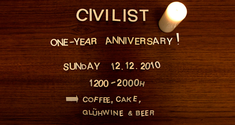 Civilist One-Year Anniversary